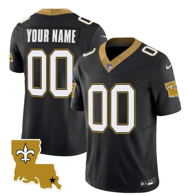 Custom New Orleans Saints Vapor F.U.S.E. Limited Jersey